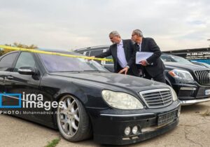 خودروهای خارجی توقیفی در انبار اموال تملیکی تهران